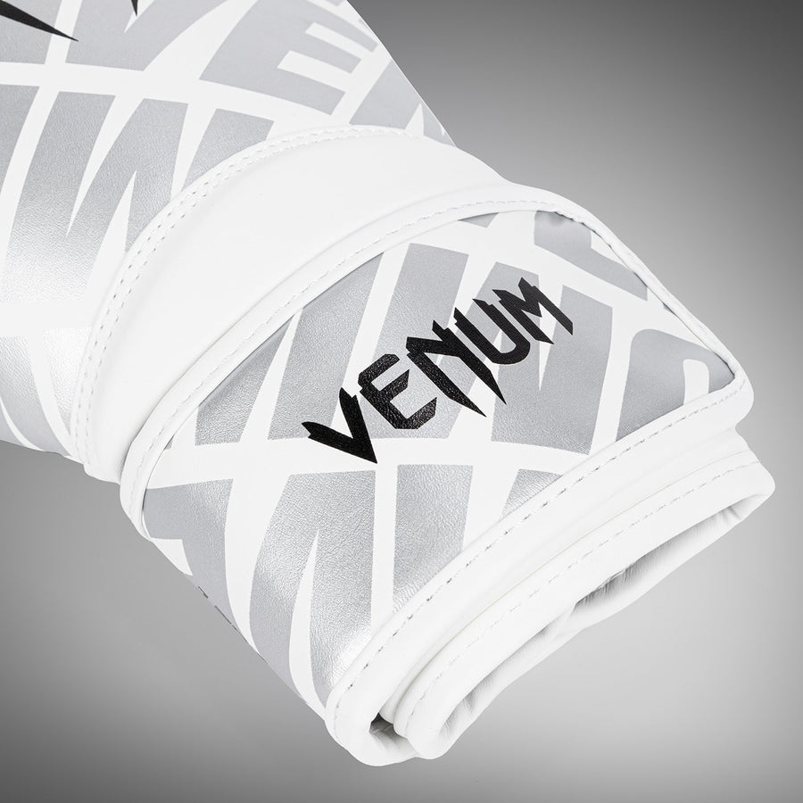 Venum Contender 1.5 XT Kids Boxing Gloves - White-Silver — product view 3