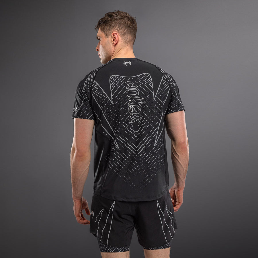 Venum Midnight Fury Dry-Tech T-Shirt - Black/Grey/Silver — product view 4