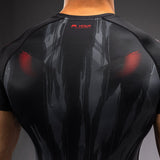 Venum Demon Short Sleeve Rashguard - Black/Grey