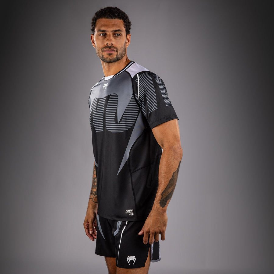 Venum Adrenaline Dry Tech T-Shirt - Black/Silver Grey — product view 2