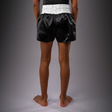Venum Classic Muay Thai Shorts for Kids - Black/White — product view 4