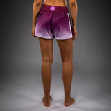 Venum Iris Muay Thai Shorts - Plum/white — product view 2