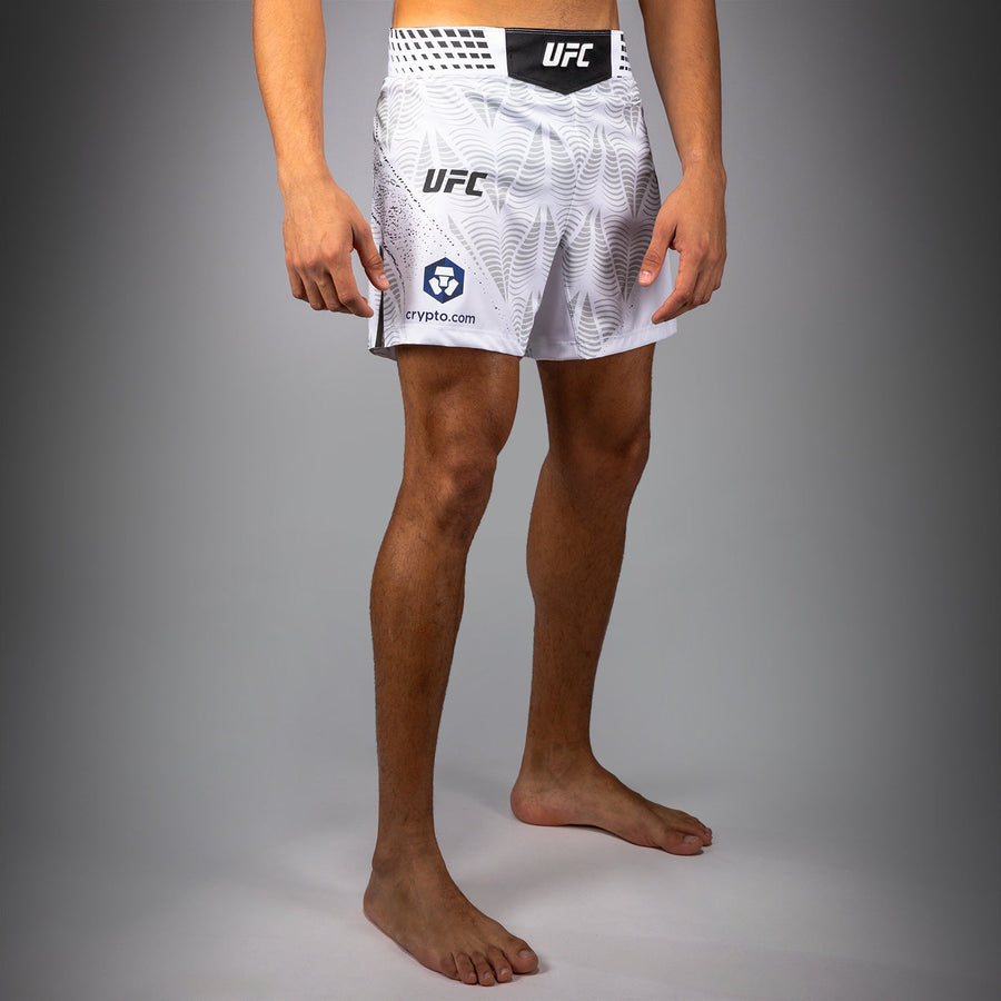 Men's UFC Zenith by Venum White Authentic Fight Night Short Fit Fight Short