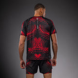 Venum Matupa Dry Tech T-Shirt - Black/Red/Silver — product view 4