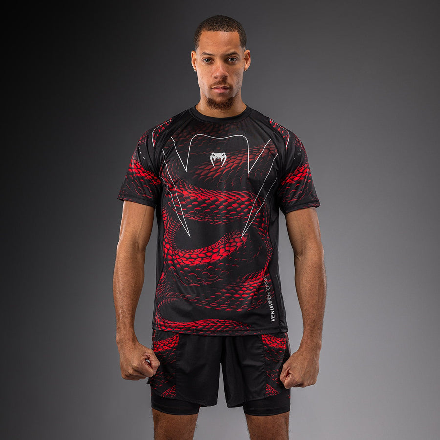 Venum Matupa Dry Tech T-Shirt - Black/Red/Silver