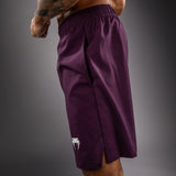 Venum Contender Training Shorts - Dark Purple/ White