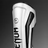 Venum Elite Standup Shinguards - Silver/Black — product view 3