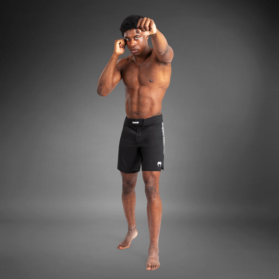 Venum Tempest Men's Fight Shorts - Black/Grey — product view 7