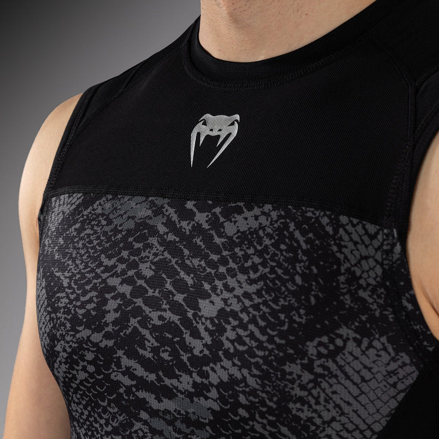 Venum G-Fit Scales Sleeveless Rashguard - Black/ Charcoal Grey — product view 5