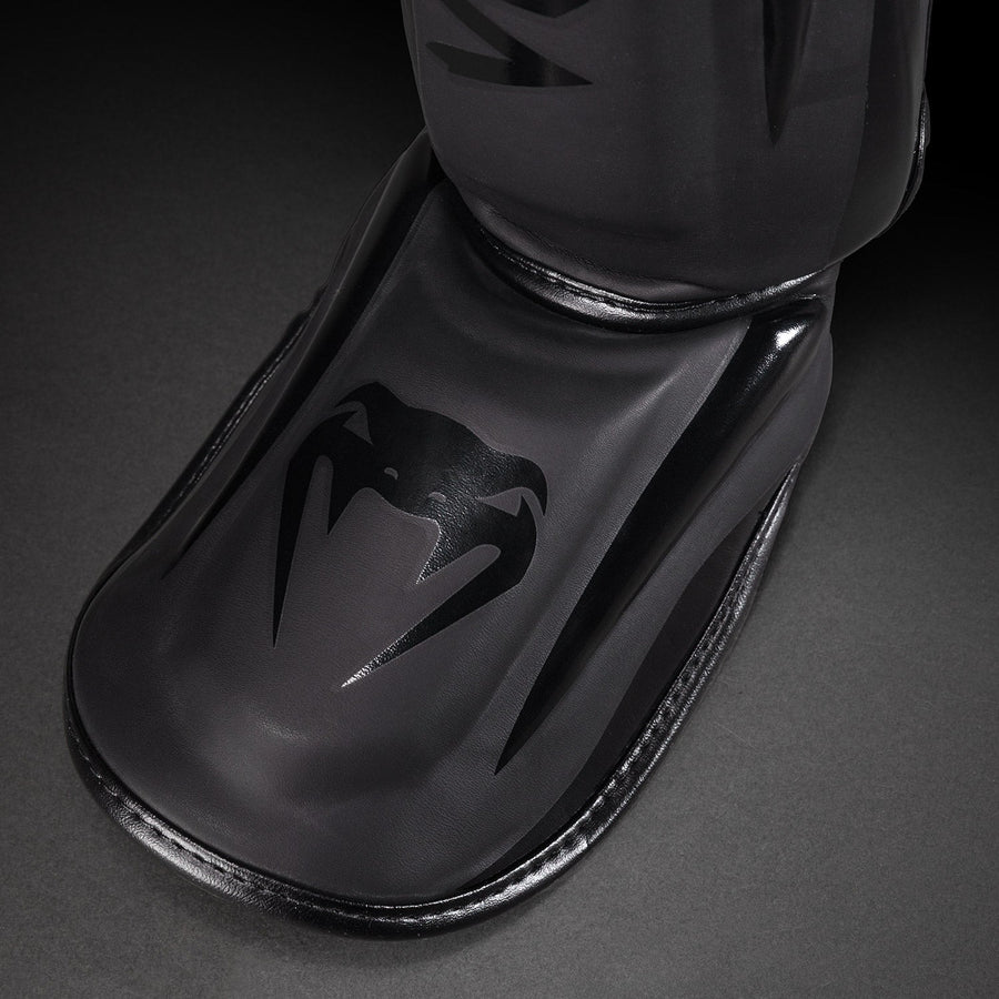 Venum Elite Standup Shin Guards - Matte/Black — product view 3