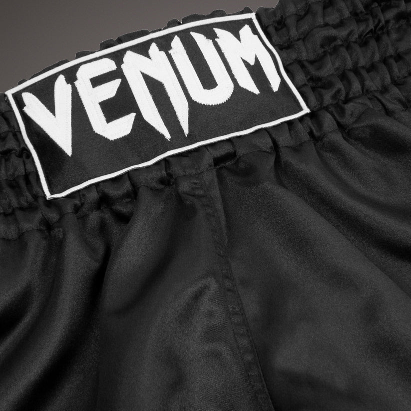 Venum Classic Muay Thai Short - Black/White — product view 3
