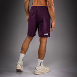Venum Contender Training Shorts - Dark Purple/ White