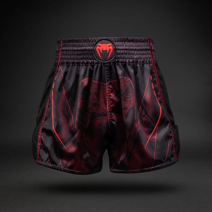 Venum Spectre Muay Thai Shorts - Black/Red