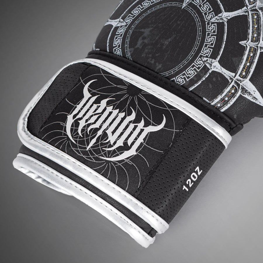 Venum Gladiator 5.0 Boxing Gloves - Black/Silver — product view 2