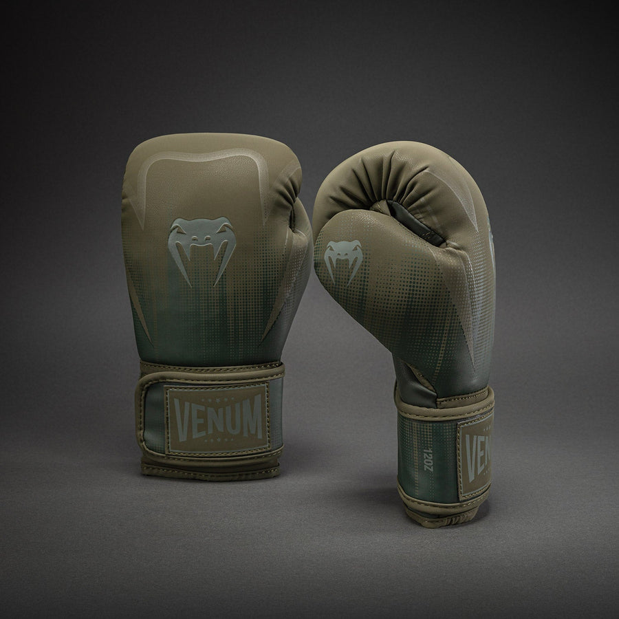 Venum Stealth Boxing Gloves - Khaki/Dark Green
