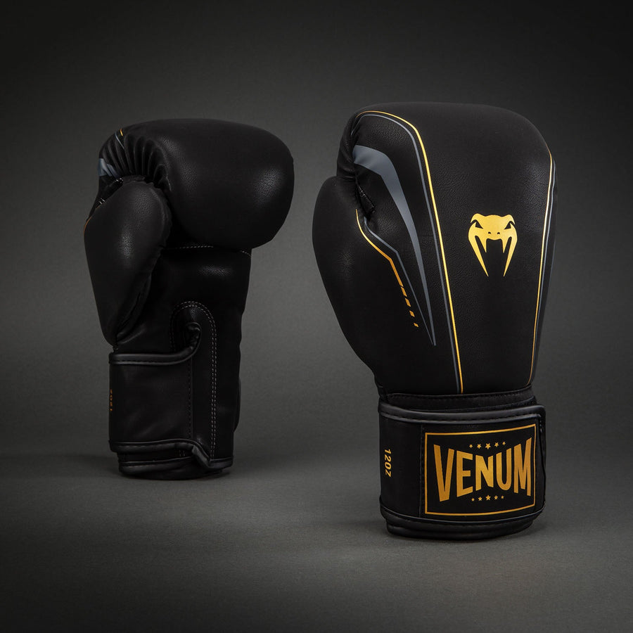 Venum Streamline Boxing Gloves - Black/Gold