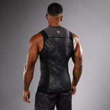 Venum Rapid Sleeveless Rashguard - Black/Storm Grey — product view 3