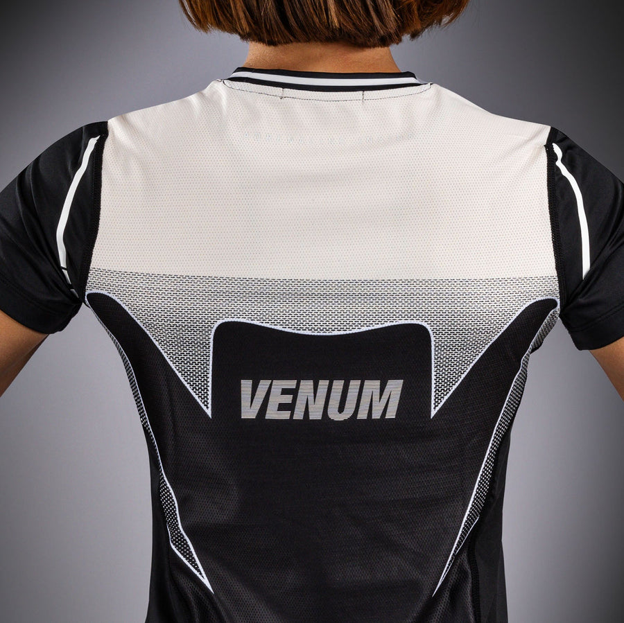 Venum Adrenaline Women's Dry-Tech T-Shirt - Black/ Ivory — product view 3