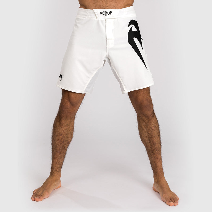 Venum Light 5.0 Fight Shorts - White/Black — product view 4