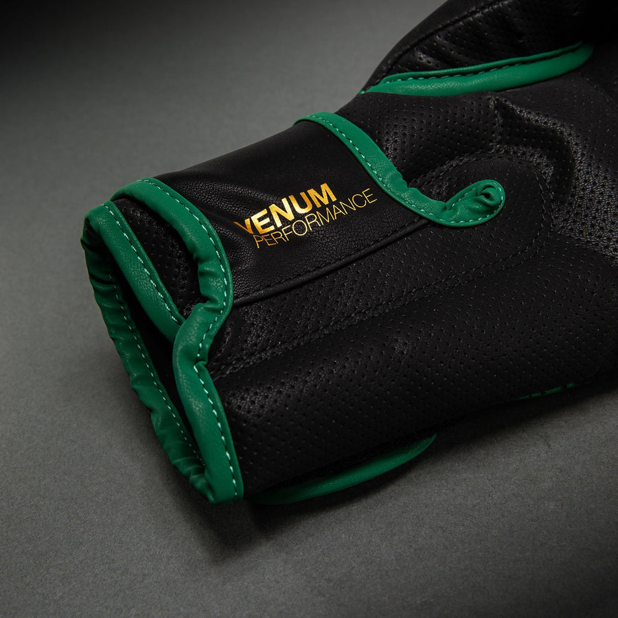 Venum Matupa Boxing Gloves - Black/Green/Gold — product view 5