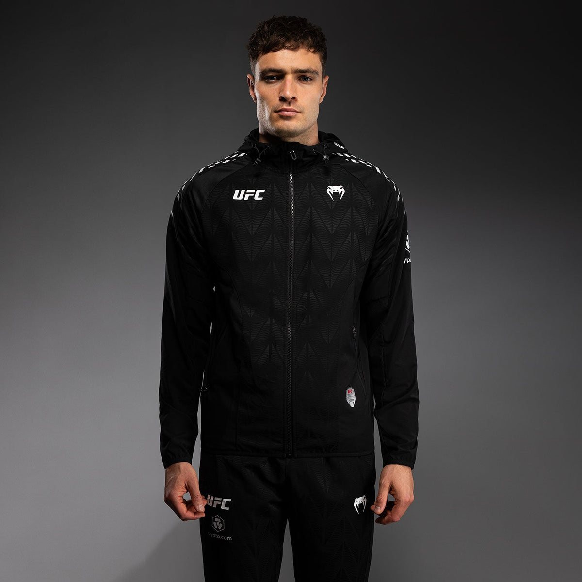Men’s UFC Zenith by Venum Black Authentic Fight Night Walkout Hoodie