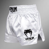 Venum Classic Muay Thai Shorts - White/Black — product view 2