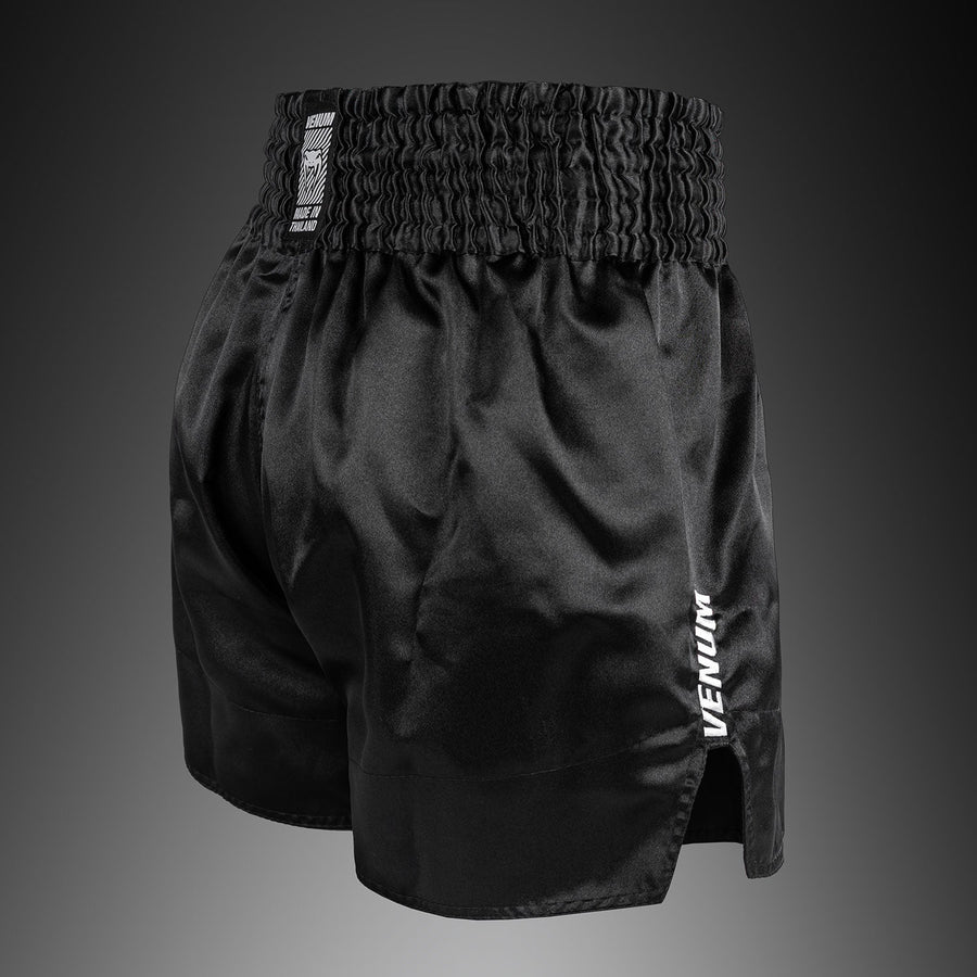 Venum Classic Evo Muay Thai Shorts - Black/White — product view 3