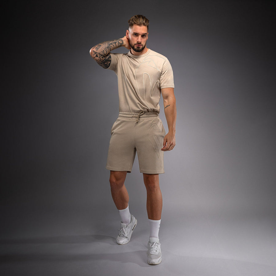 Venum Giant 3D Cotton Shorts - Beige — product view 2