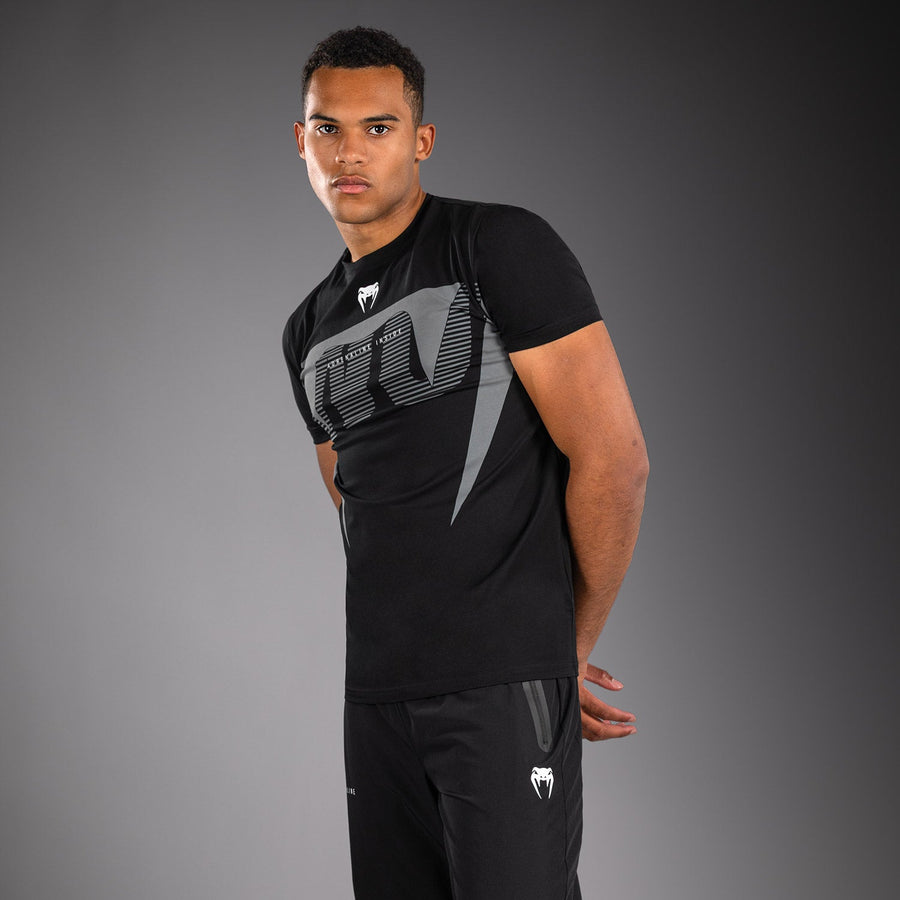 Venum Adrenaline T-Shirt - Black/Silver Grey — product view 2