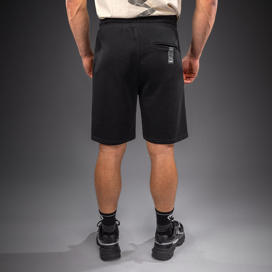 Venum Classic Fleece Cotton Shorts - Black — product view 4