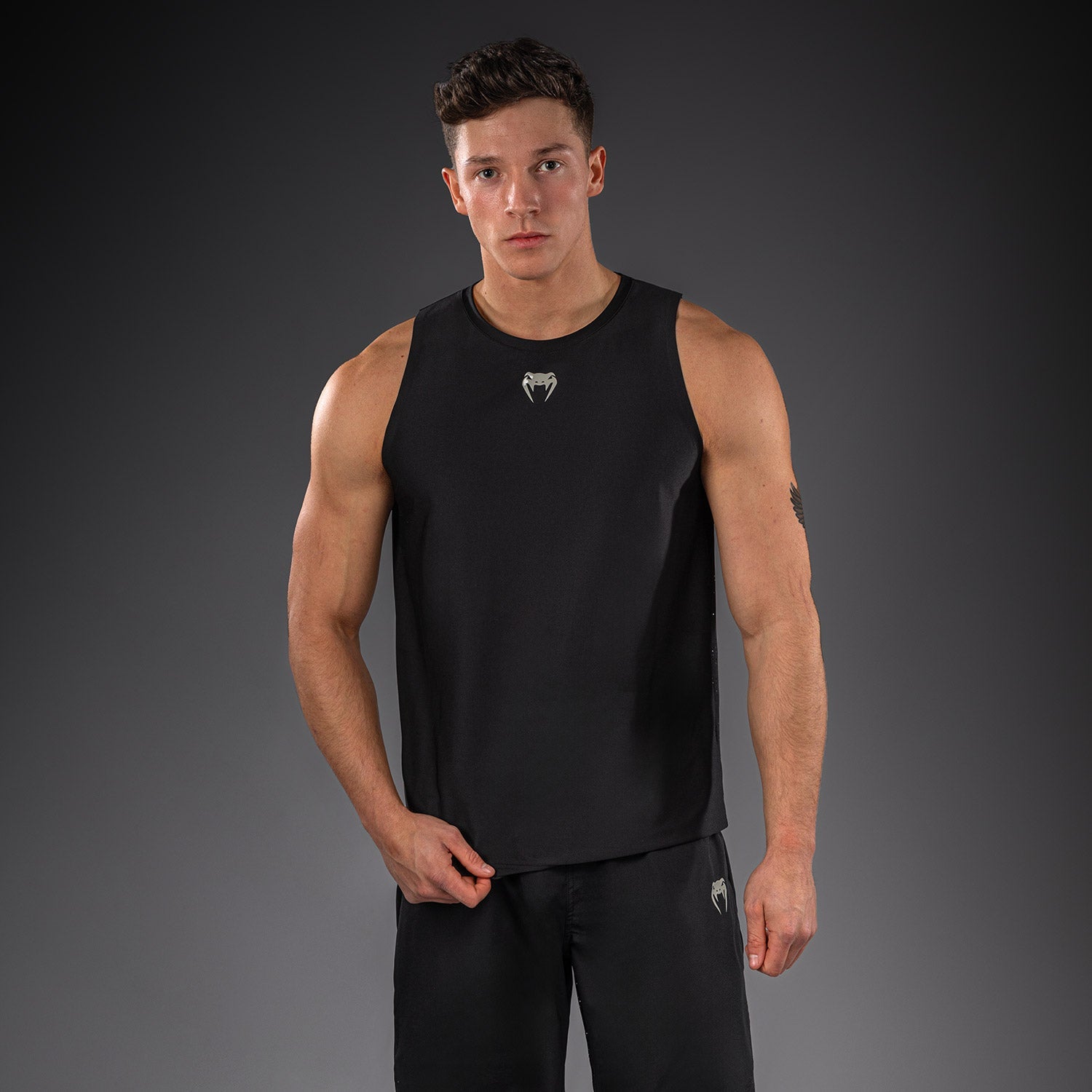 Venum Lazer Tank Top - Black/Grey