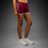 Venum Adrenaline Women's Training Shorts - Burgundy/ Pink — product view 2