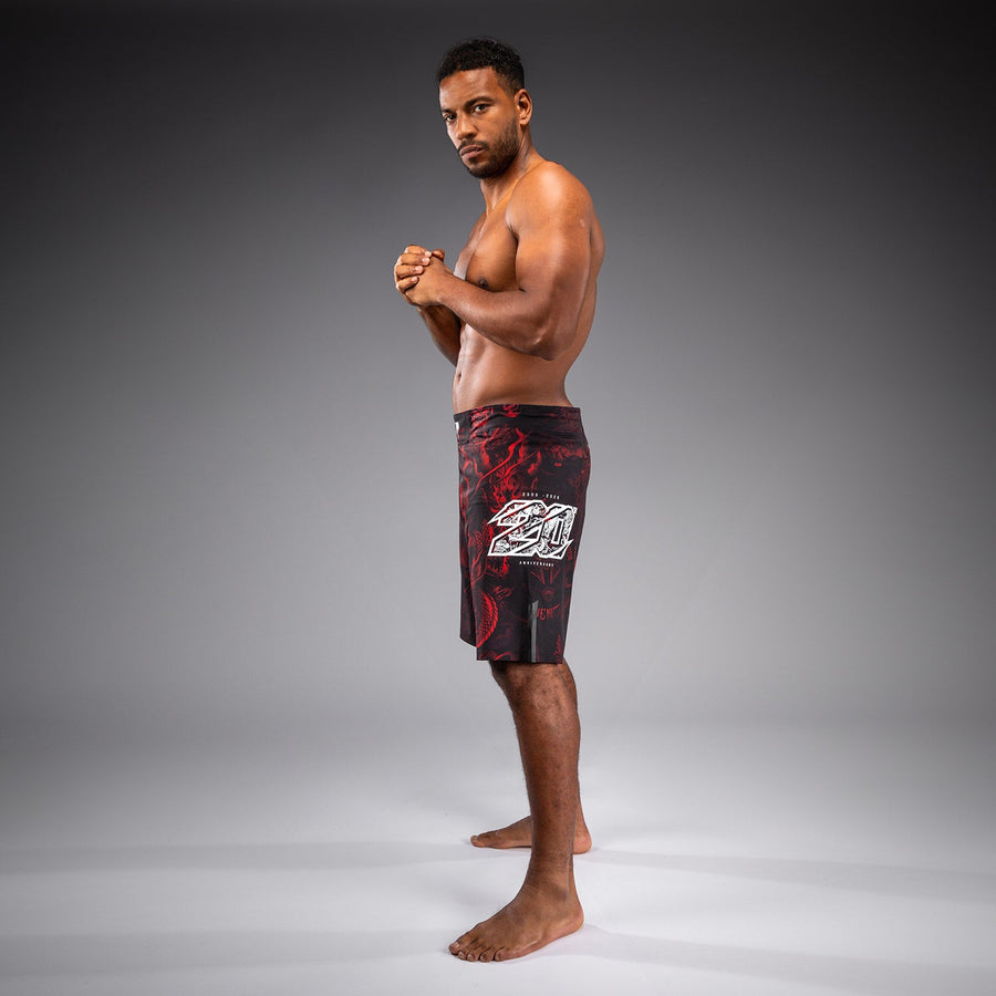 Venum 20th Anniversary Fightshorts - Black/Red — product view 7