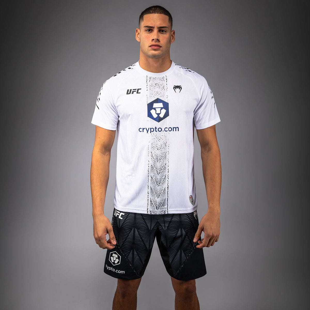 Men's UFC Zenith by Venum White Authentic Fight Night Walkout Jersey
