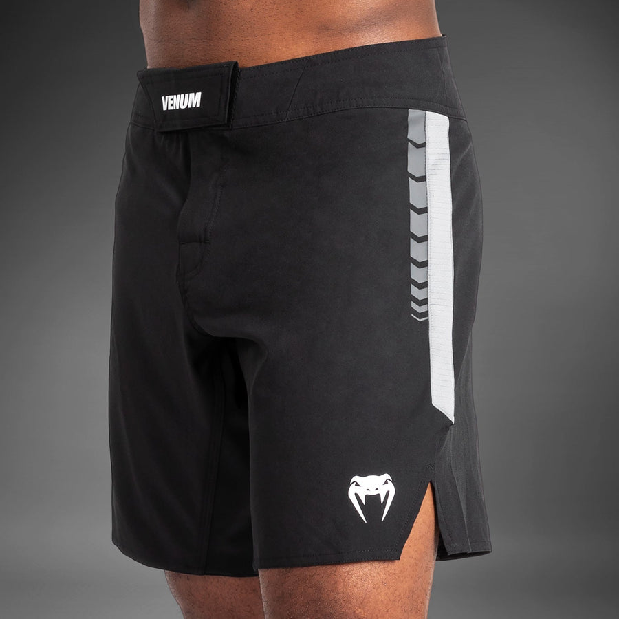 Venum Tempest Men's Fight Shorts - Black/Grey — product view 5