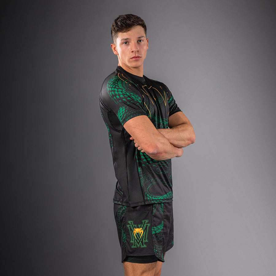 Venum Matupa Dry Tech T-Shirt - Black/Green/Gold — product view 3
