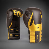 Venum Reverso Boxing Gloves - Chocolate/Gold — product view 3