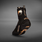 Venum Elite Boxing Shoes – Black/Bronze — product view 3