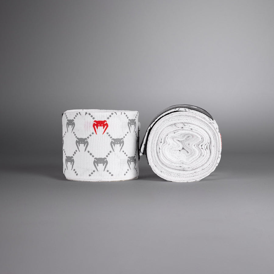 Venum Kontact Evo Monogram Hand Wraps - White — product view 2