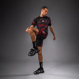 Venum Matupa Training Shorts - Black/Red/Silver — product view 6