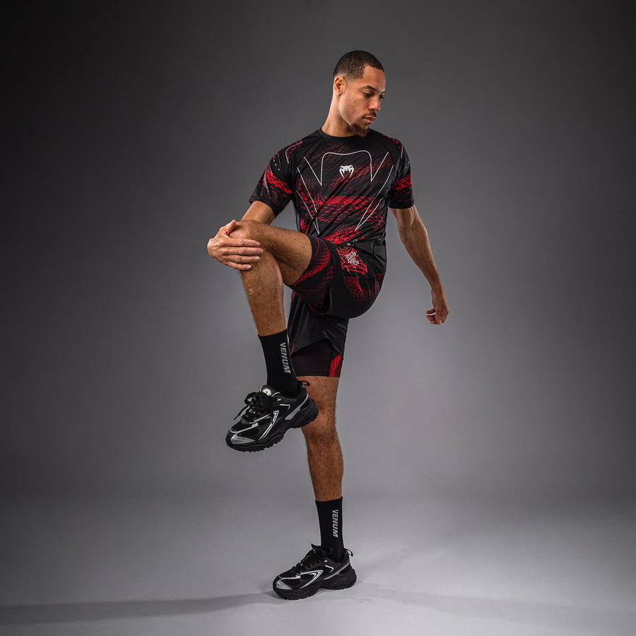 Venum Matupa Training Shorts - Black/Red/Silver — product view 6