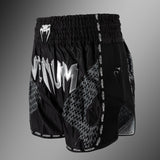 Venum Nexus Muay Thai Shorts - Black/Silver — product view 4
