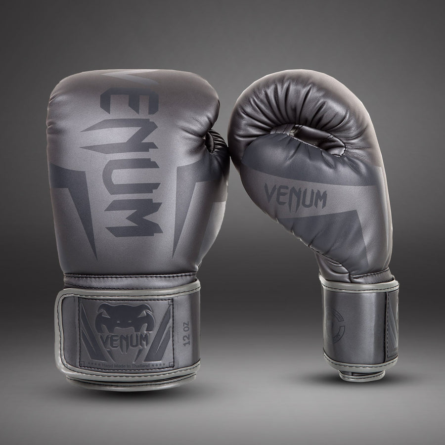 Venum Elite Boxing Gloves - Grey/Grey