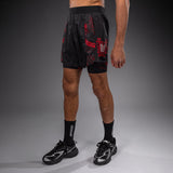 Venum Matupa Training Shorts - Black/Red/Silver — product view 3