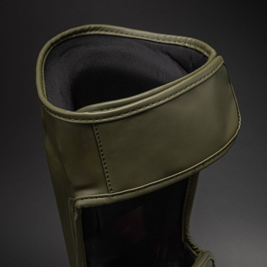 Venum Stealth Shin Guards - Khaki/Dark Green — product view 3