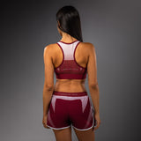 Venum Adrenaline Women's Sports Bra - Burgundy/ Pink — product view 3