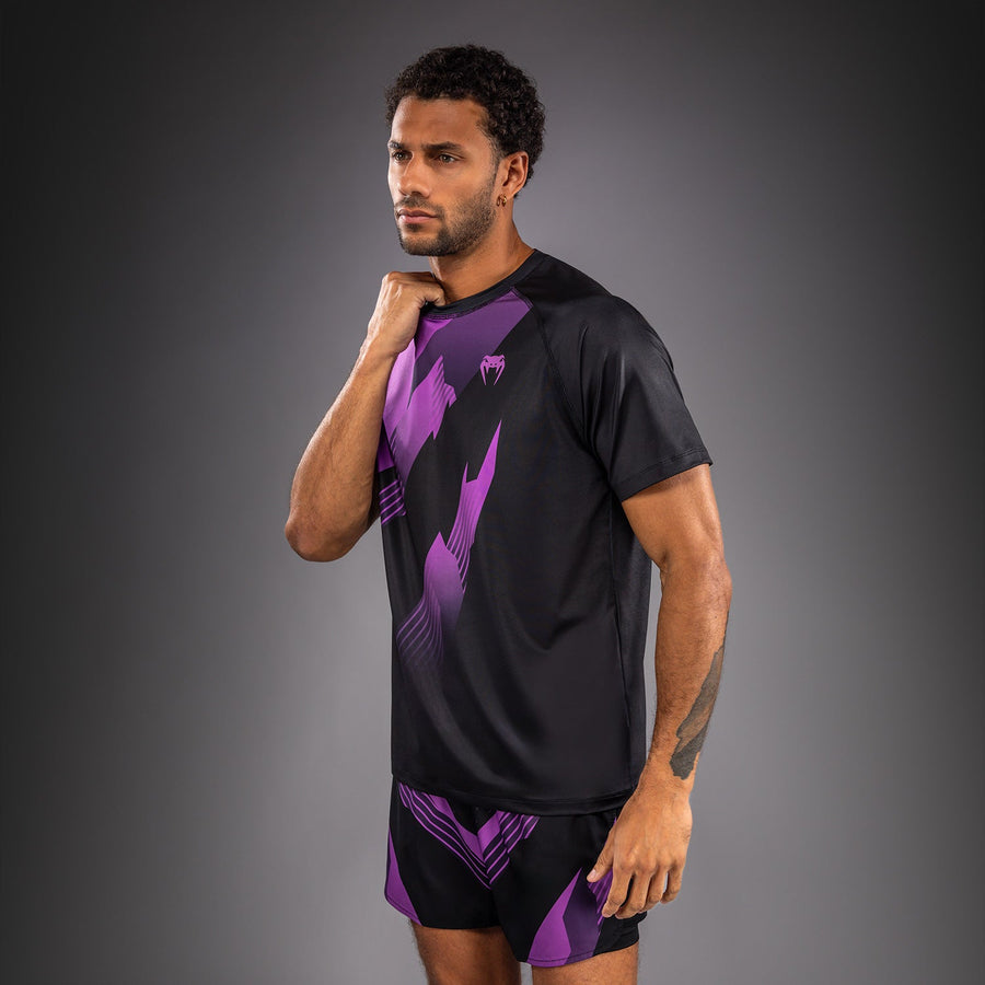 Venum No-Gi 6.0 Dry Tech T-Shirt - Black/Purple