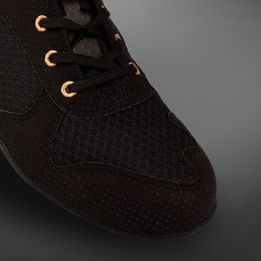 Venum Elite Boxing Shoes – Black/Bronze — product view 6