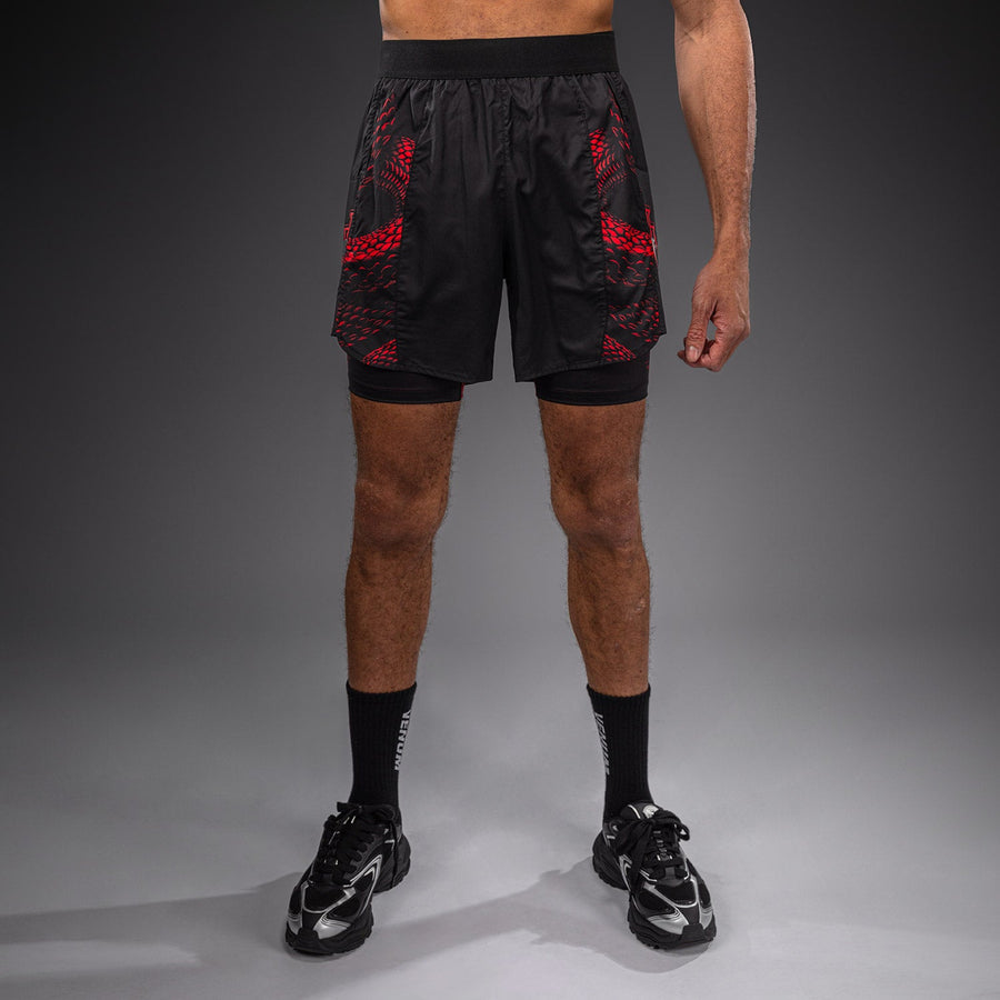 Venum Matupa Training Shorts - Black/Red/Silver