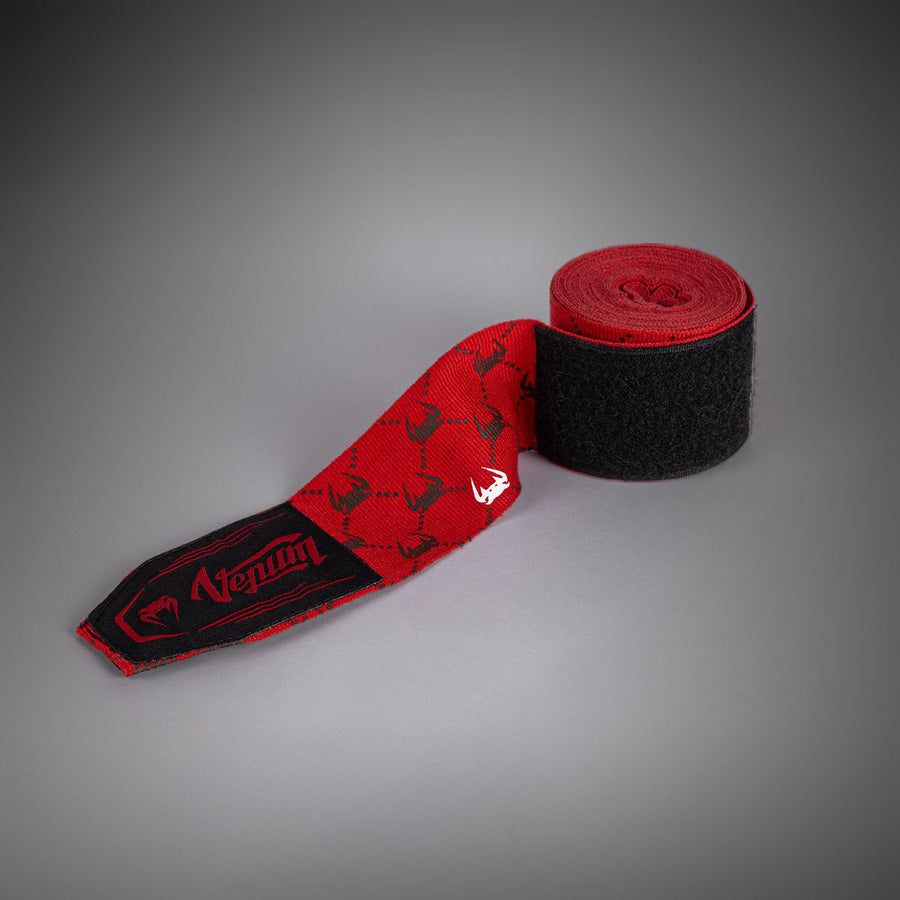 Venum Kontact Evo Monogram Hand Wraps - Red — product view 3